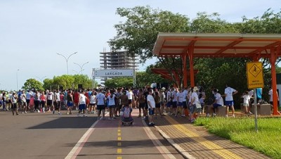 Corrida da Paz atrai cerca de 350 pessoas na Itaipu
